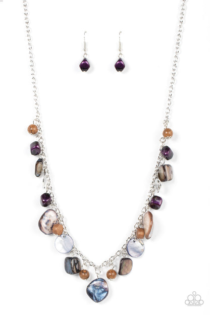 Caribbean Charisma - purple - Paparazzi necklace