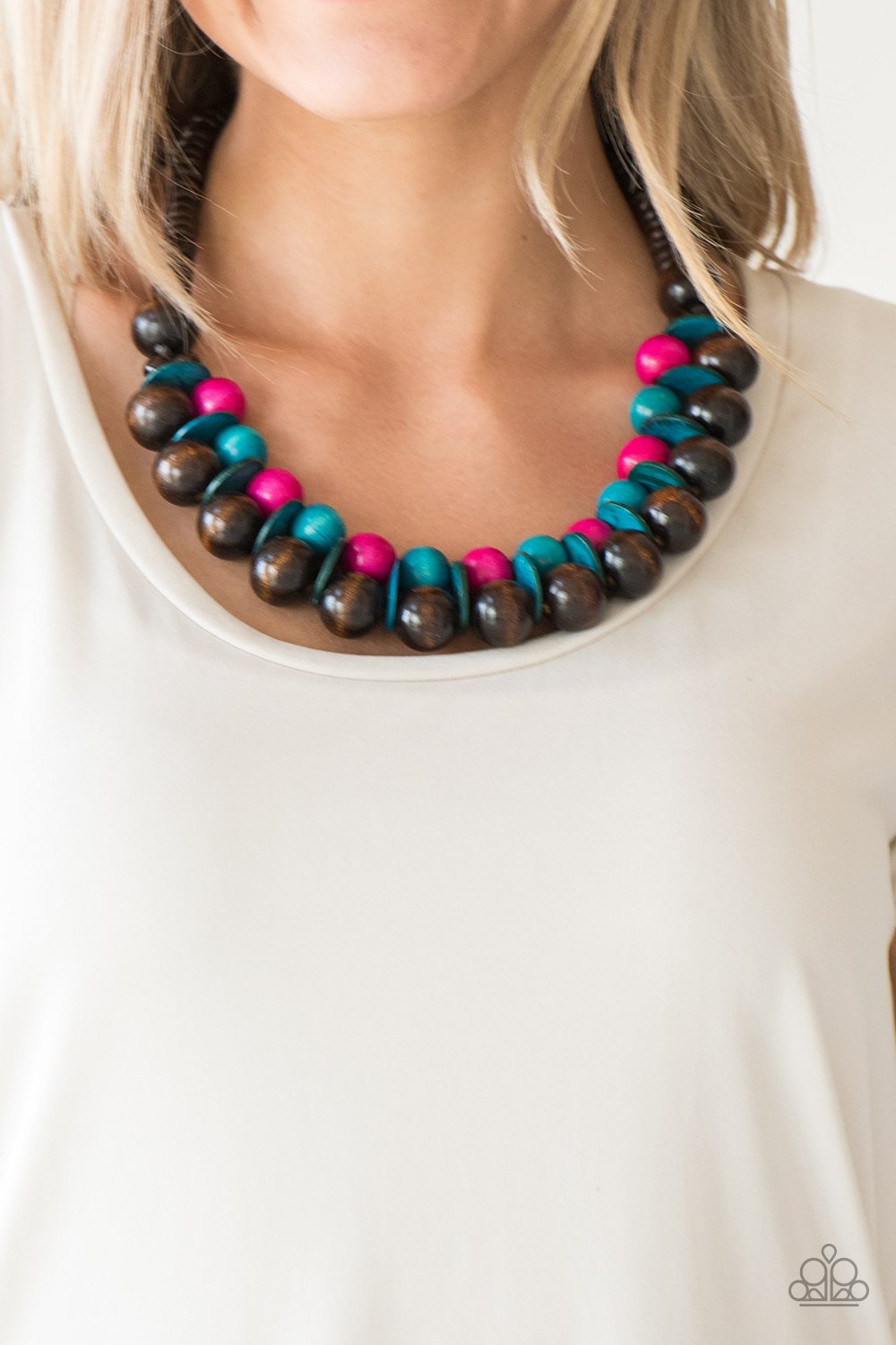 Caribbean Cover Girl - multi - Paparazzi necklace