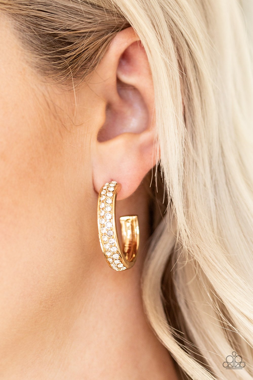 Cash Flow-gold-Paparazzi earrings