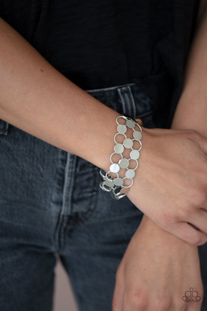 Cast a Wider Net-silver-Paparazzi bracelet