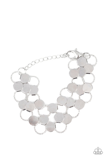 Cast a Wider Net - silver - Paparazzi bracelet