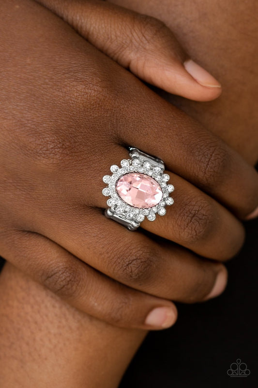 Castle Chic - pink - Paparazzi ring