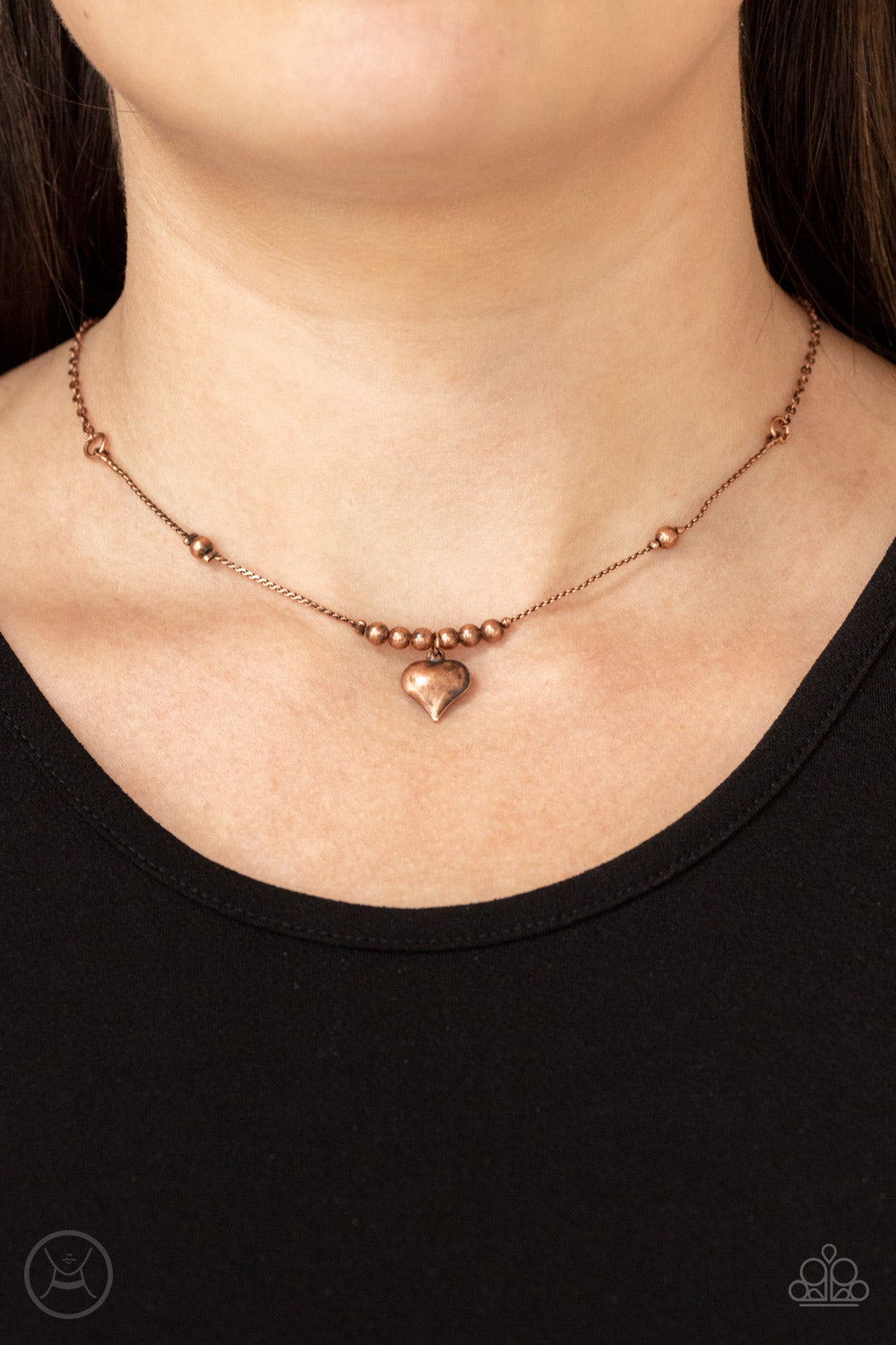 Casual Crush - copper - Paparazzi necklace