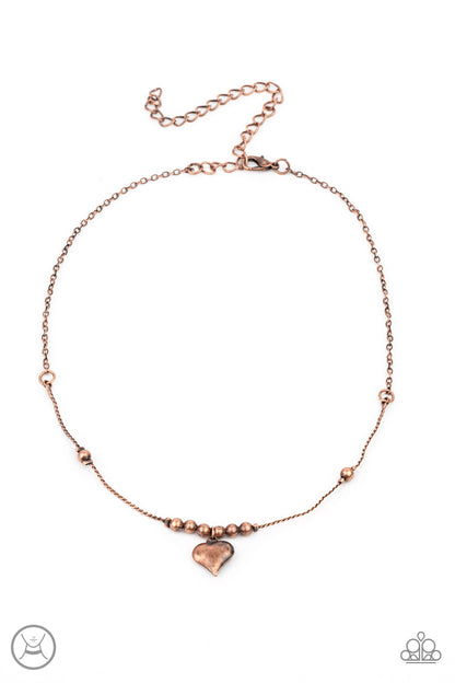 Casual Crush - copper - Paparazzi necklace