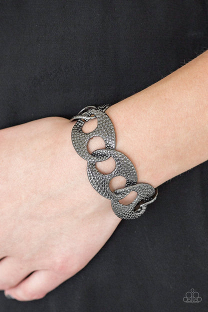 Casual Connoisseur-black-Paparazzi bracelet