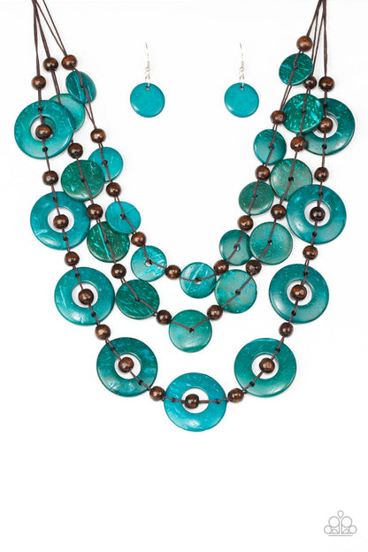 Catalina Coastin - blue - Paparazzi necklace