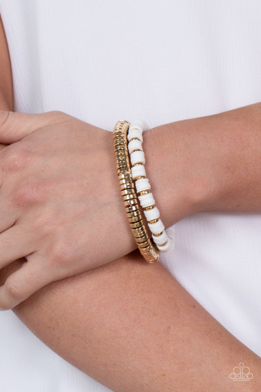 Catalina Marina - white - Paparazzi bracelet