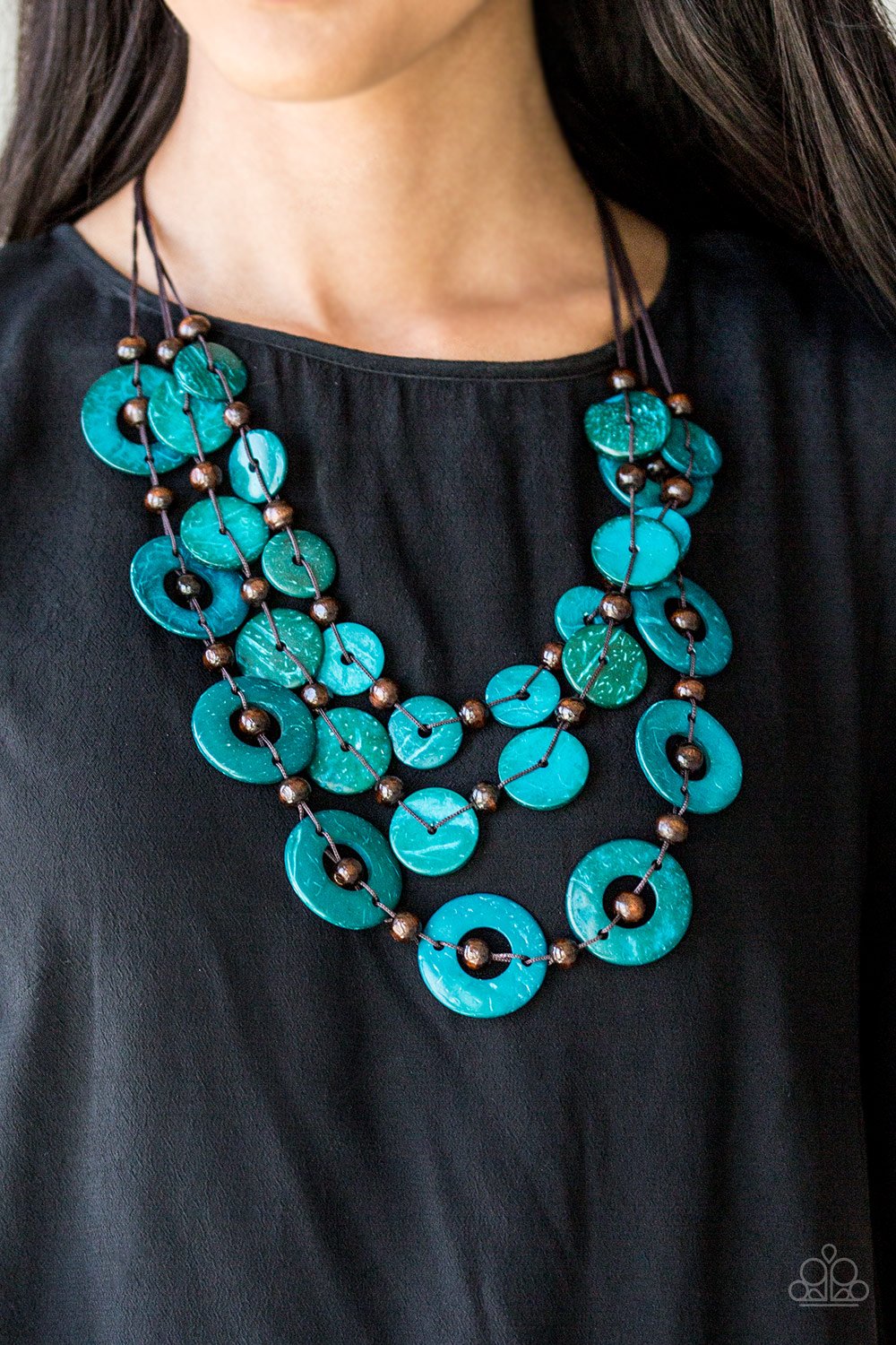 Catalina Coastin-blue-Paparazzi necklace
