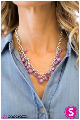 Catch 22 - Purple - Paparazzi necklace