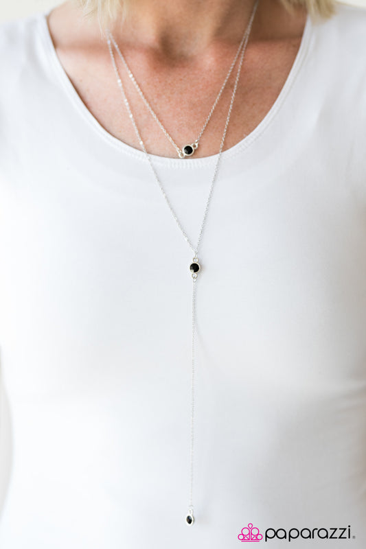 Catch Me If You GLAM! - Black - Paparazzi necklace