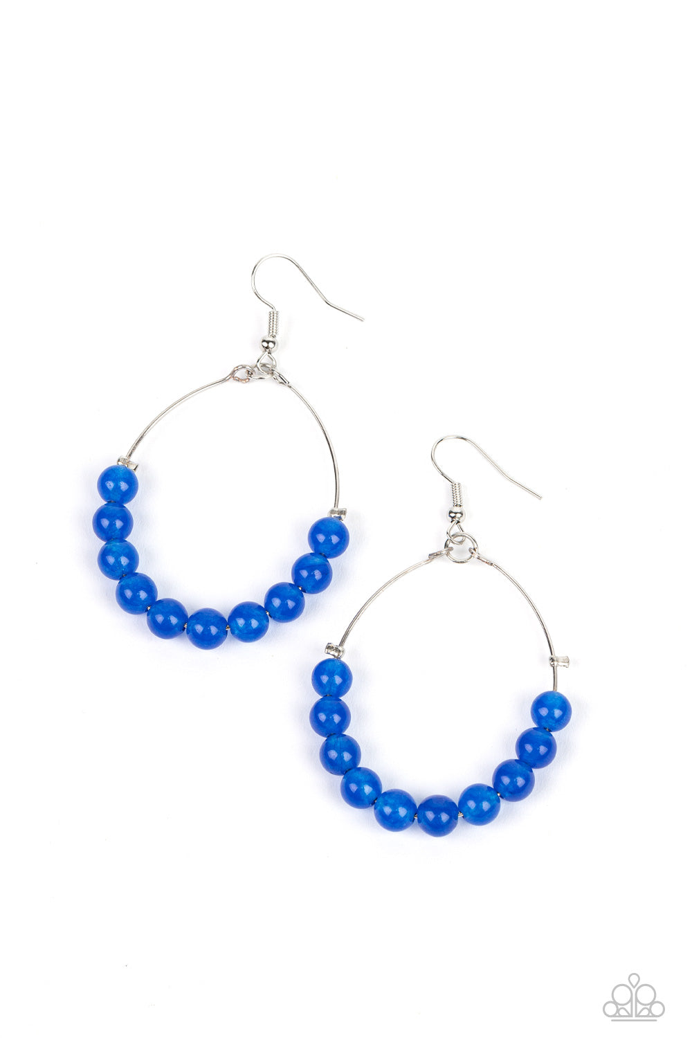 Catch a Breeze - blue - Paparazzi earrings