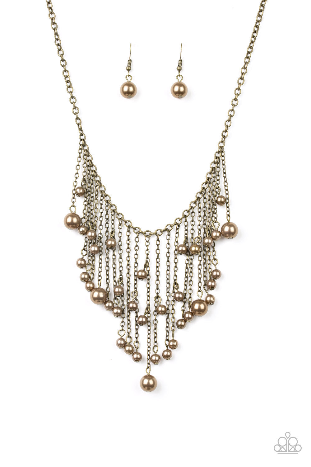 Catwalk Champ - brass - Paparazzi necklace