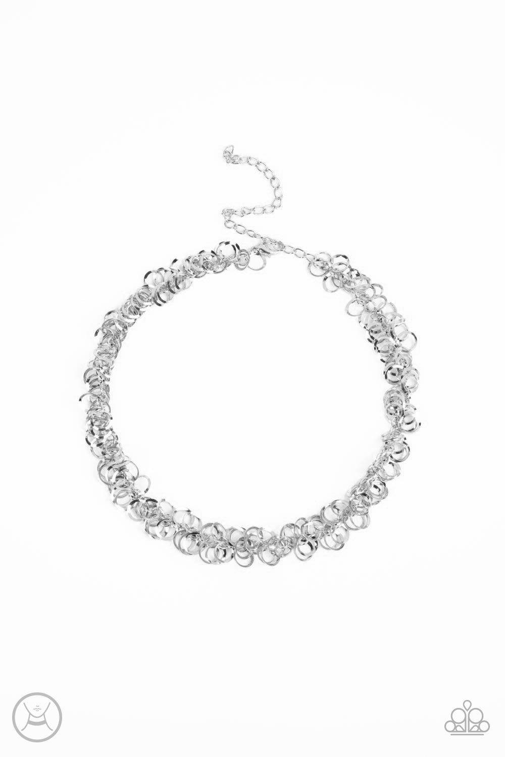 Cause a Commotion - silver - Paparazzi necklace