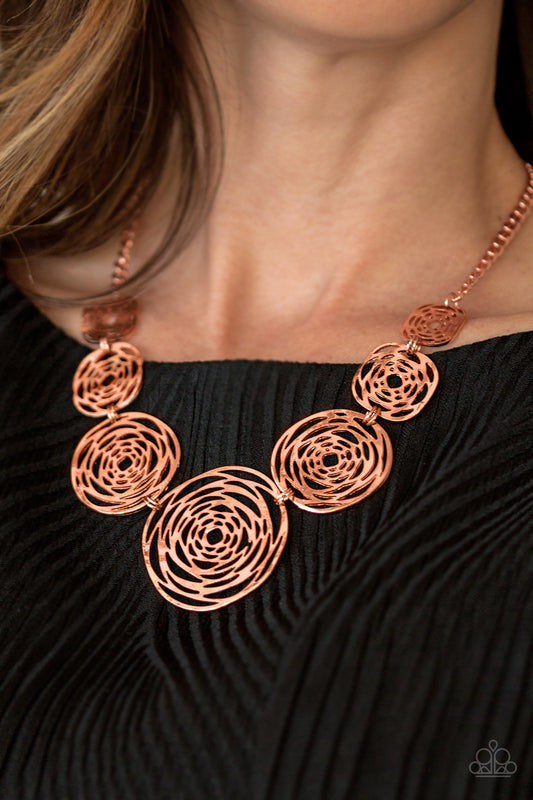 Cave Vogue - copper - Paparazzi necklace