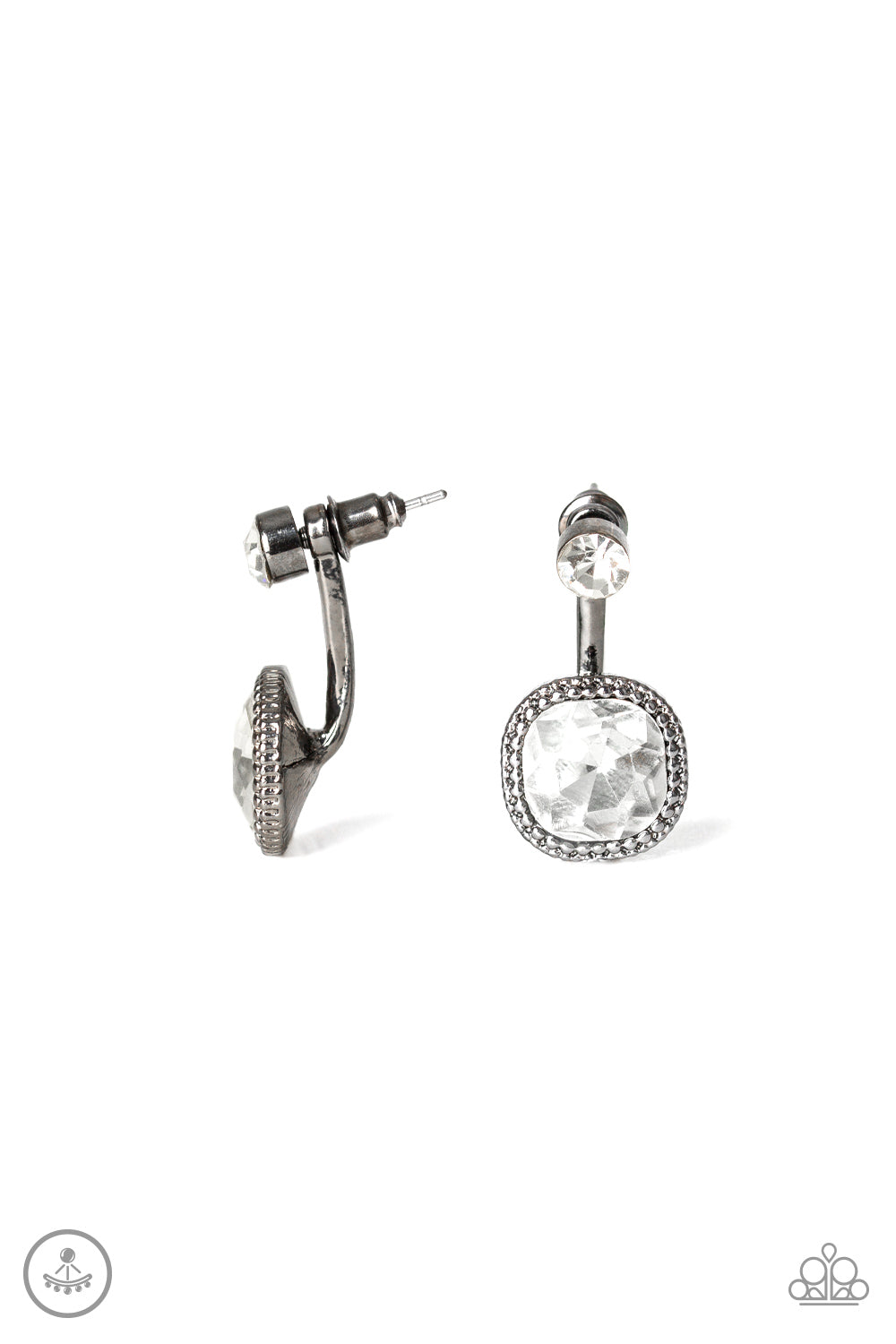 Celebrity Cache - black - Paparazzi earrings