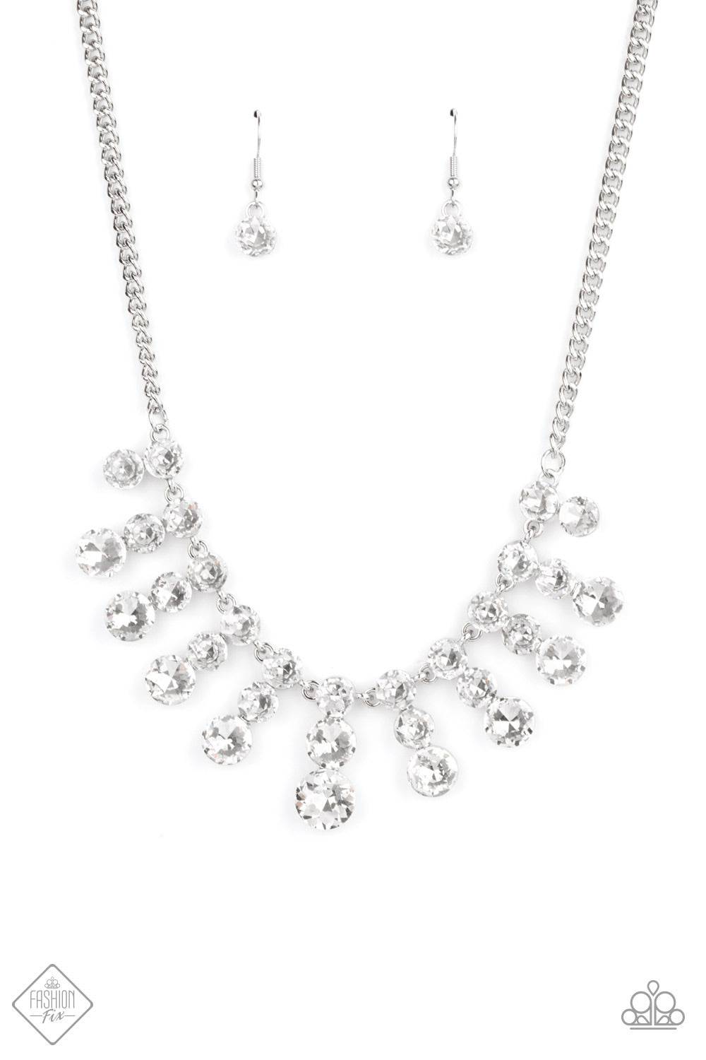 Celebrity Couture - white - Paparazzi necklace