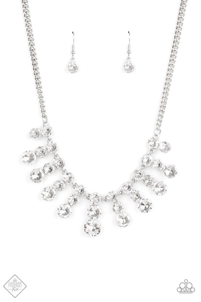 Celebrity Couture - white - Paparazzi necklace