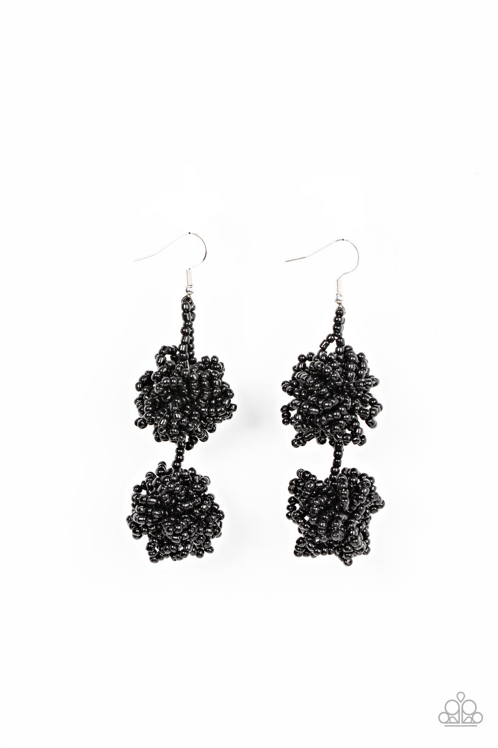 Celestial Collision - black - Paparazzi earrings