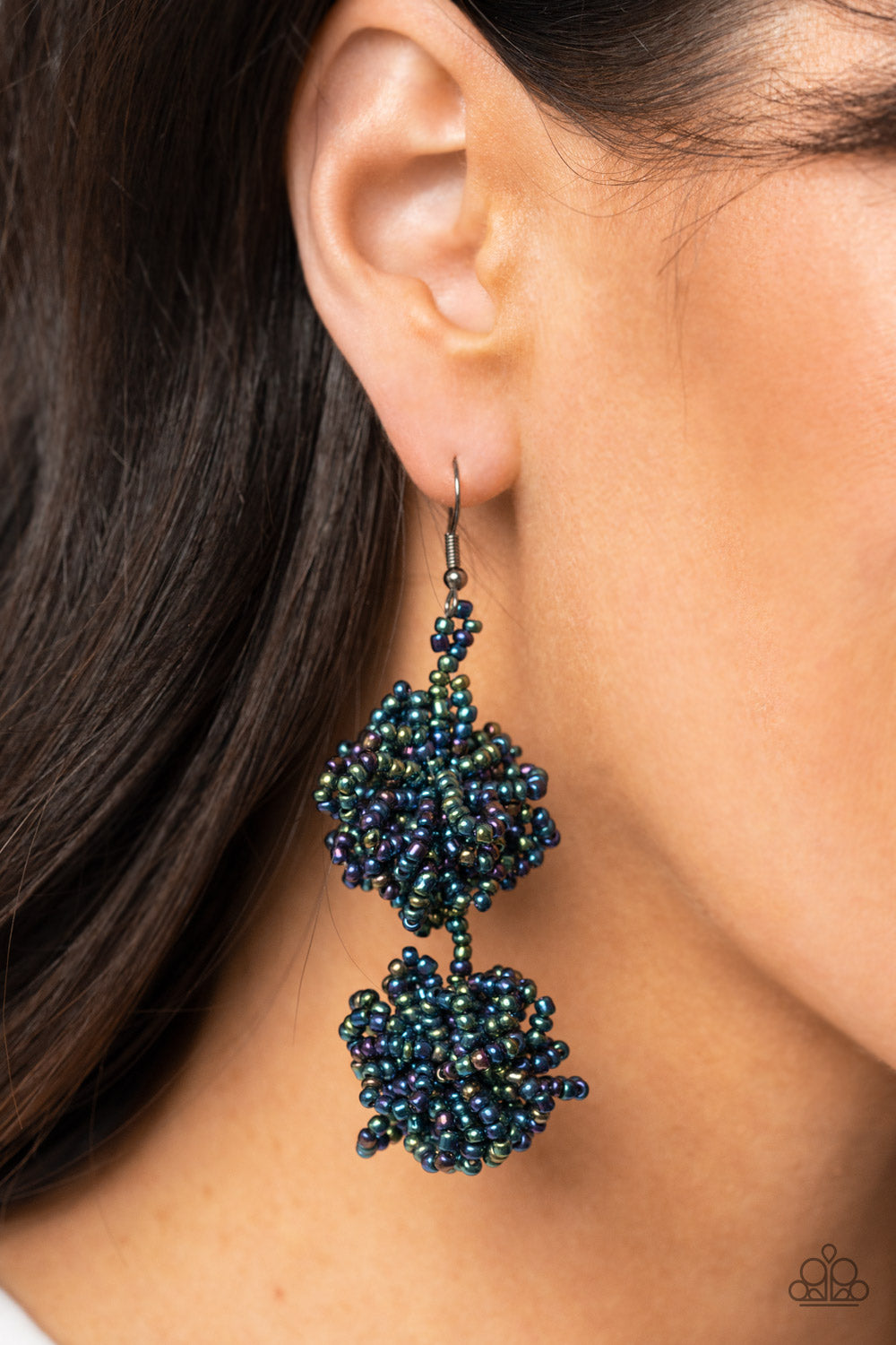 Celestial Collision - multi (dark) - Paparazzi earrings