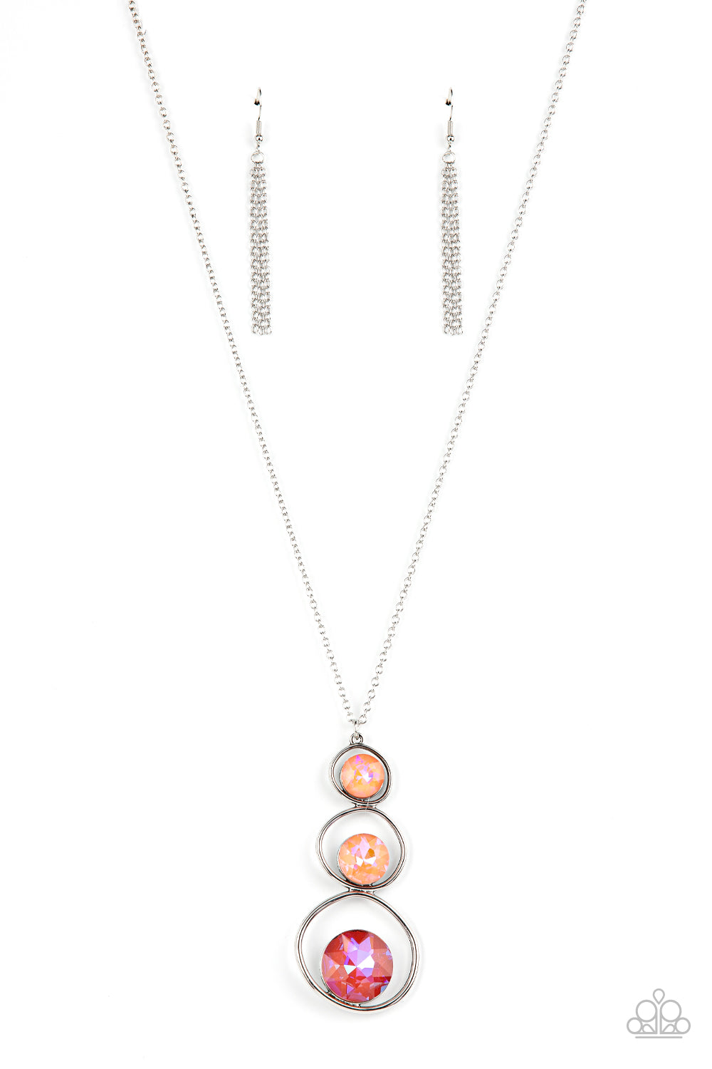 Celestial Courtier - orange - Paparazzi necklace