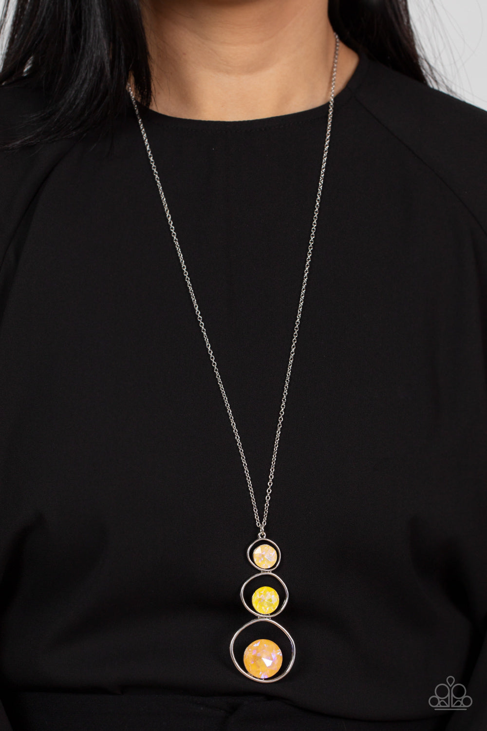 Celestial Courtier - yellow - Paparazzi necklace