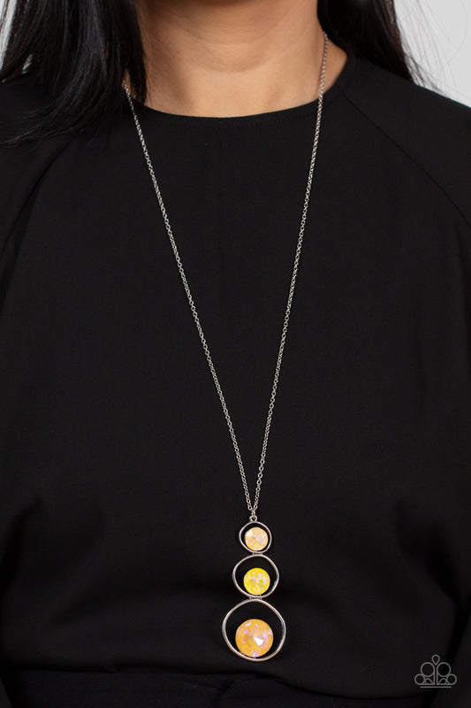 Celestial Courtier - yellow - Paparazzi necklace