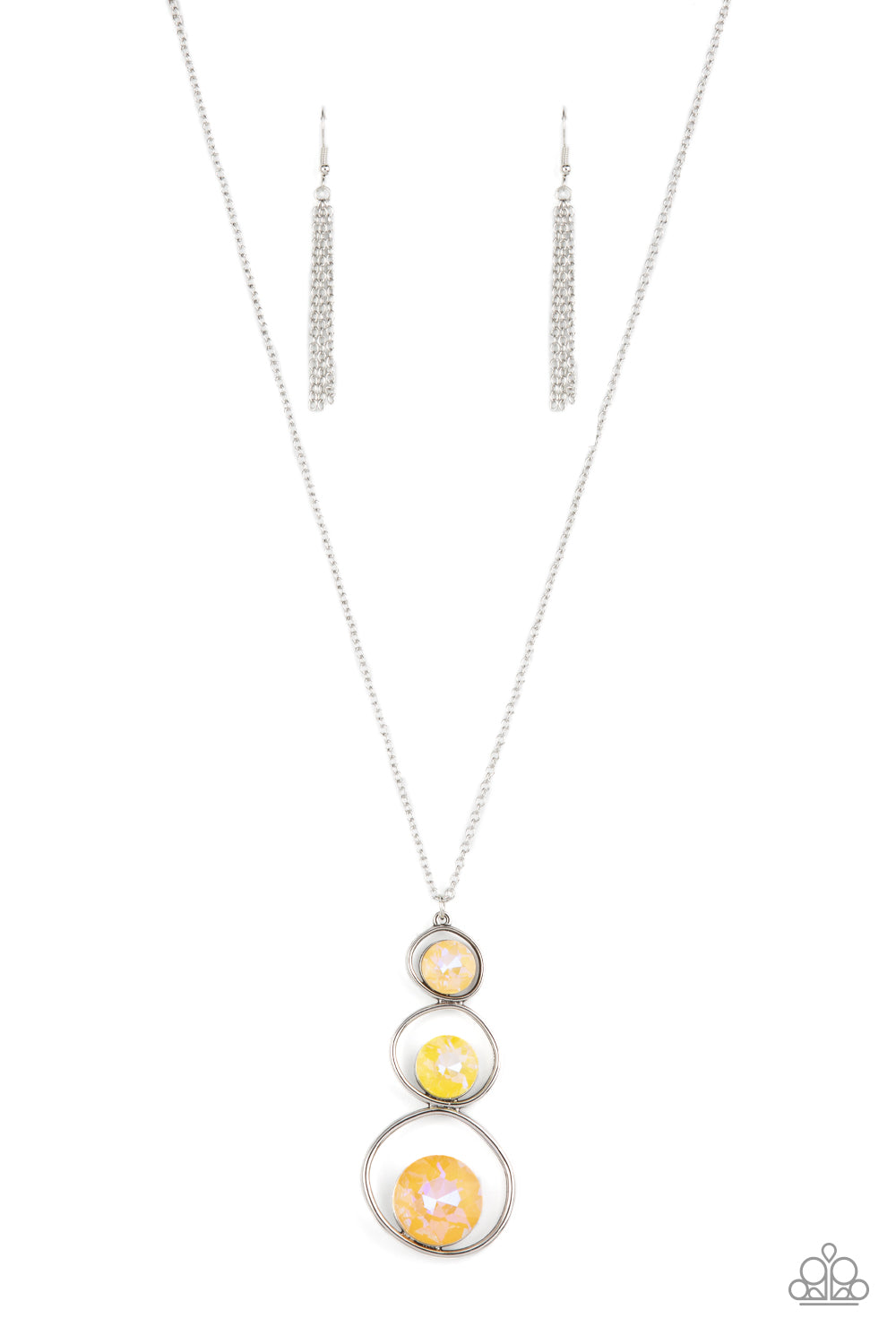 Celestial Courtier - yellow - Paparazzi necklace