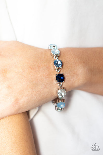 Celestial Couture - blue - Paparazzi bracelet