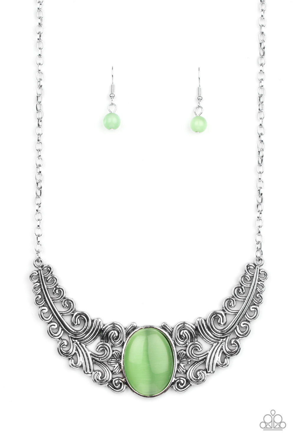 Celestial Eden - green - Paparazzi necklace