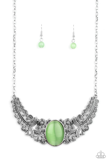 Celestial Eden - green - Paparazzi necklace