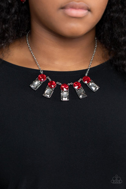 Celestial Royal - red - Paparazzi necklace