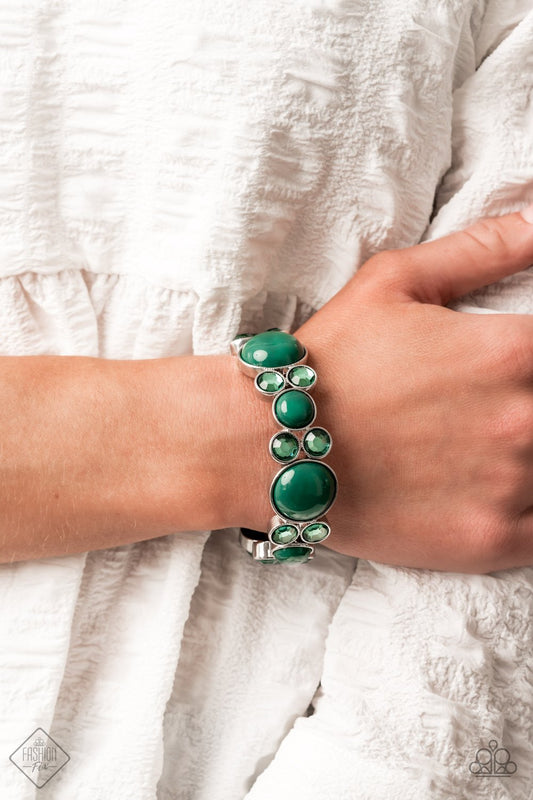 Celestial Escape-green-Paparazzi bracelet