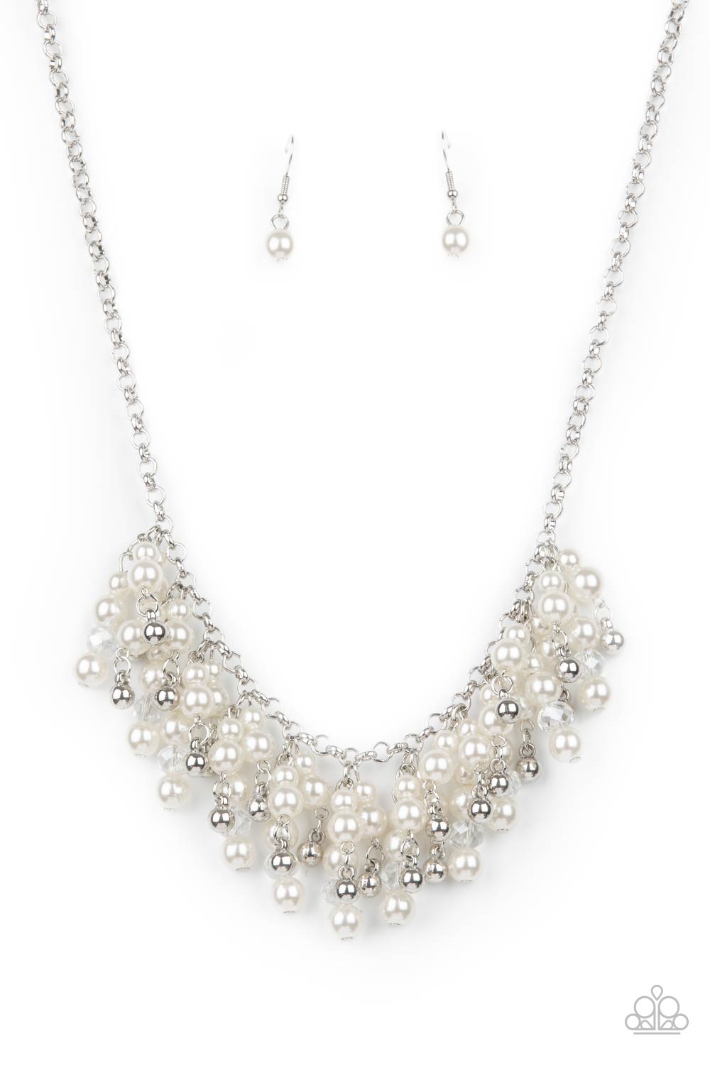 Champagne Dreams - white - Paparazzi necklace