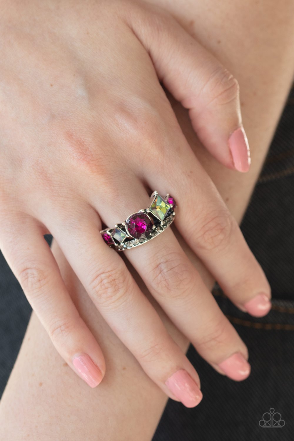 Champion Couture-pink-Paparazzi ring