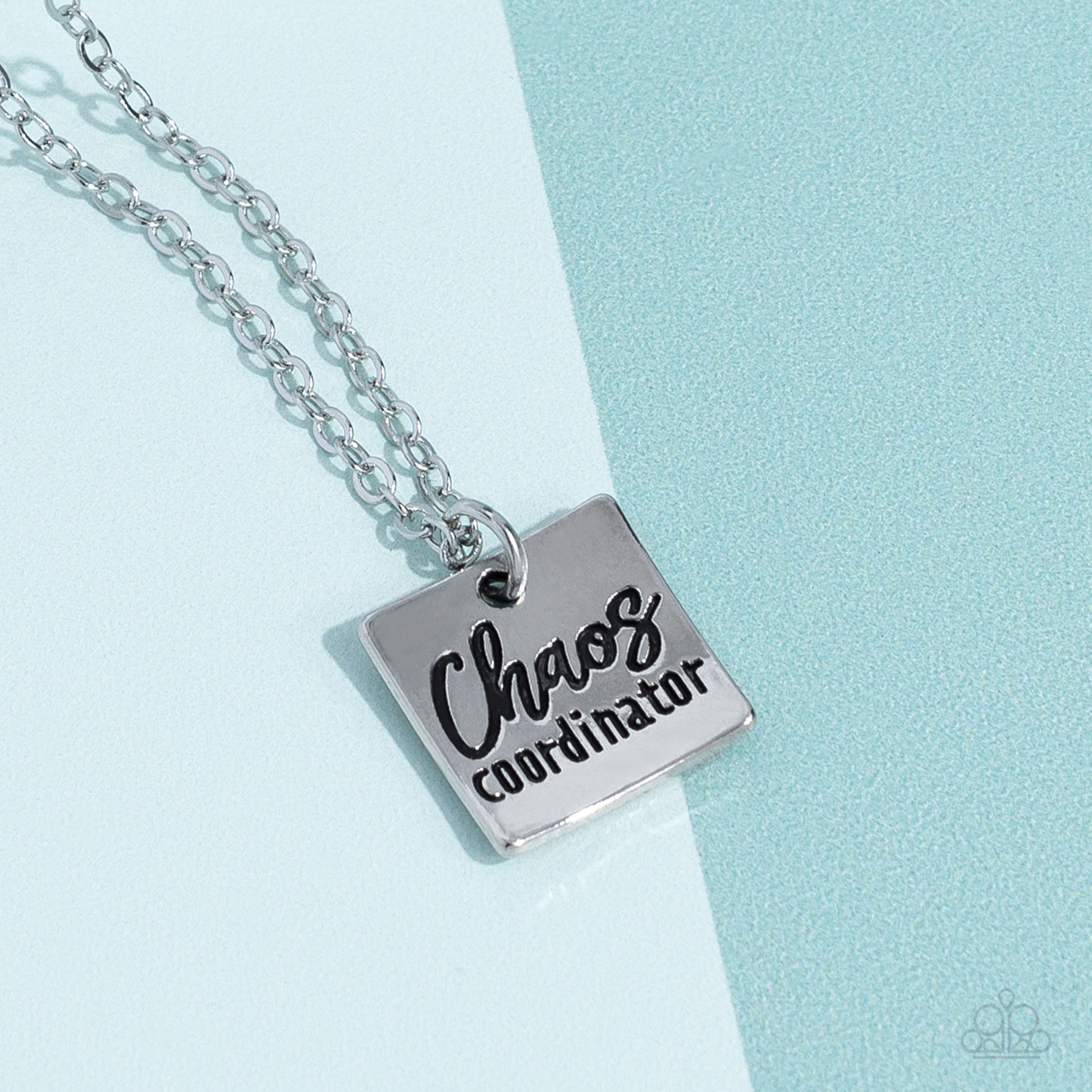 Chaos Coordinator - silver - Paparazzi necklace