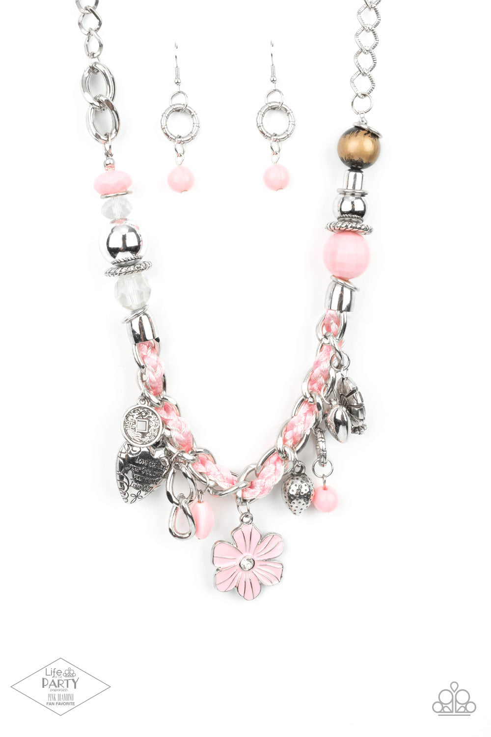 Charmed, I Am Sure - pink - Paparazzi necklace (EXCLUSIVE!)