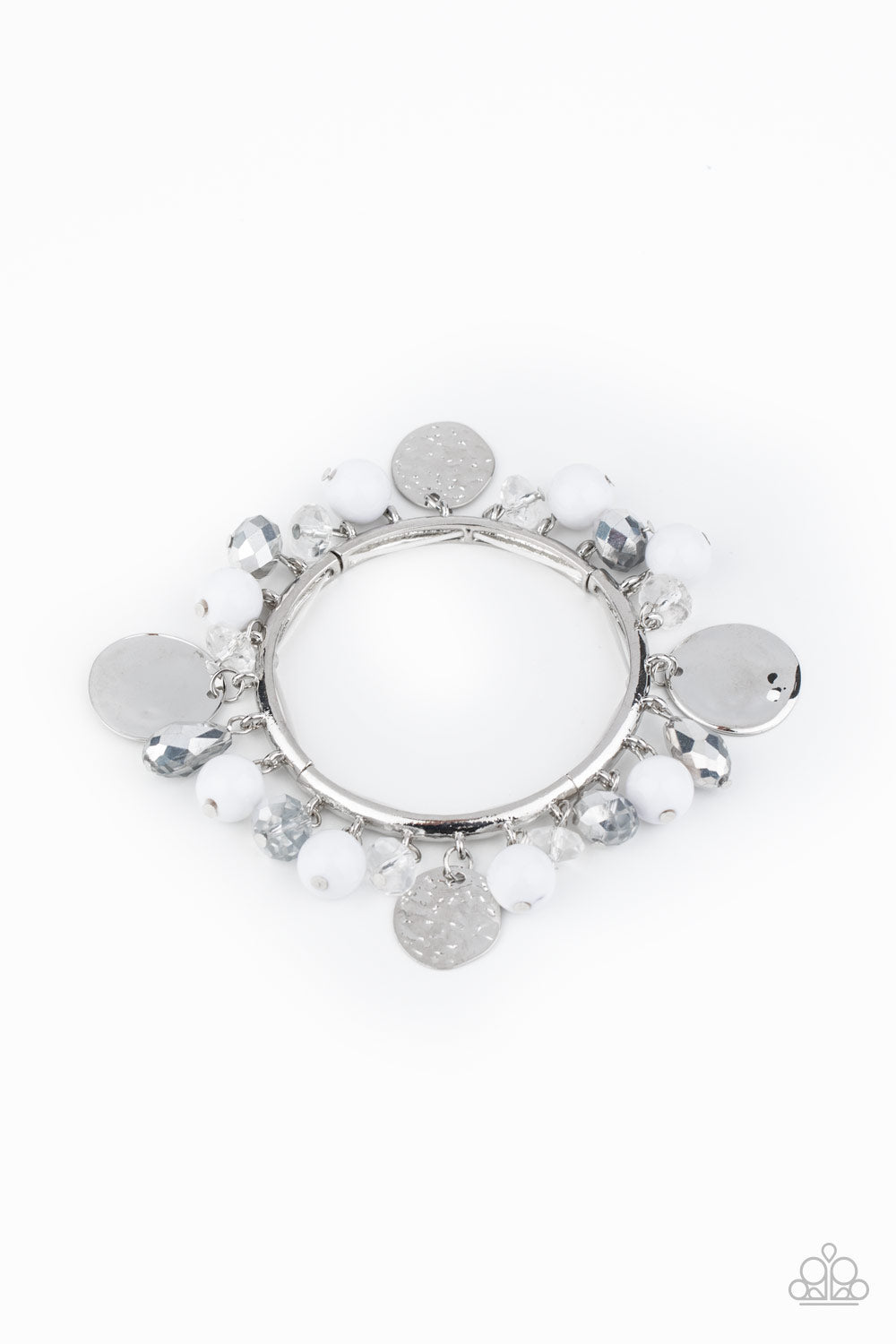 Charming Treasure - white - Paparazzi bracelet