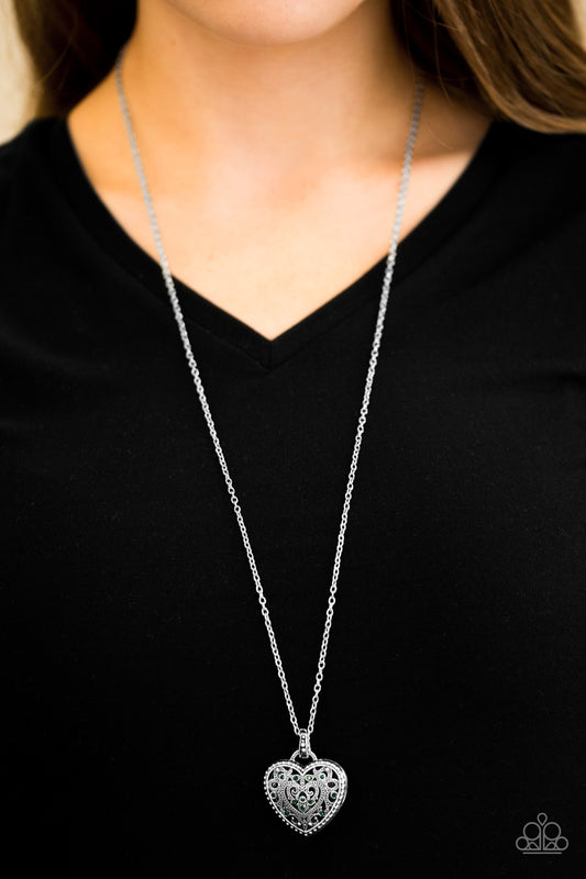 Charmingly Casanova - green - Paparazzi necklace