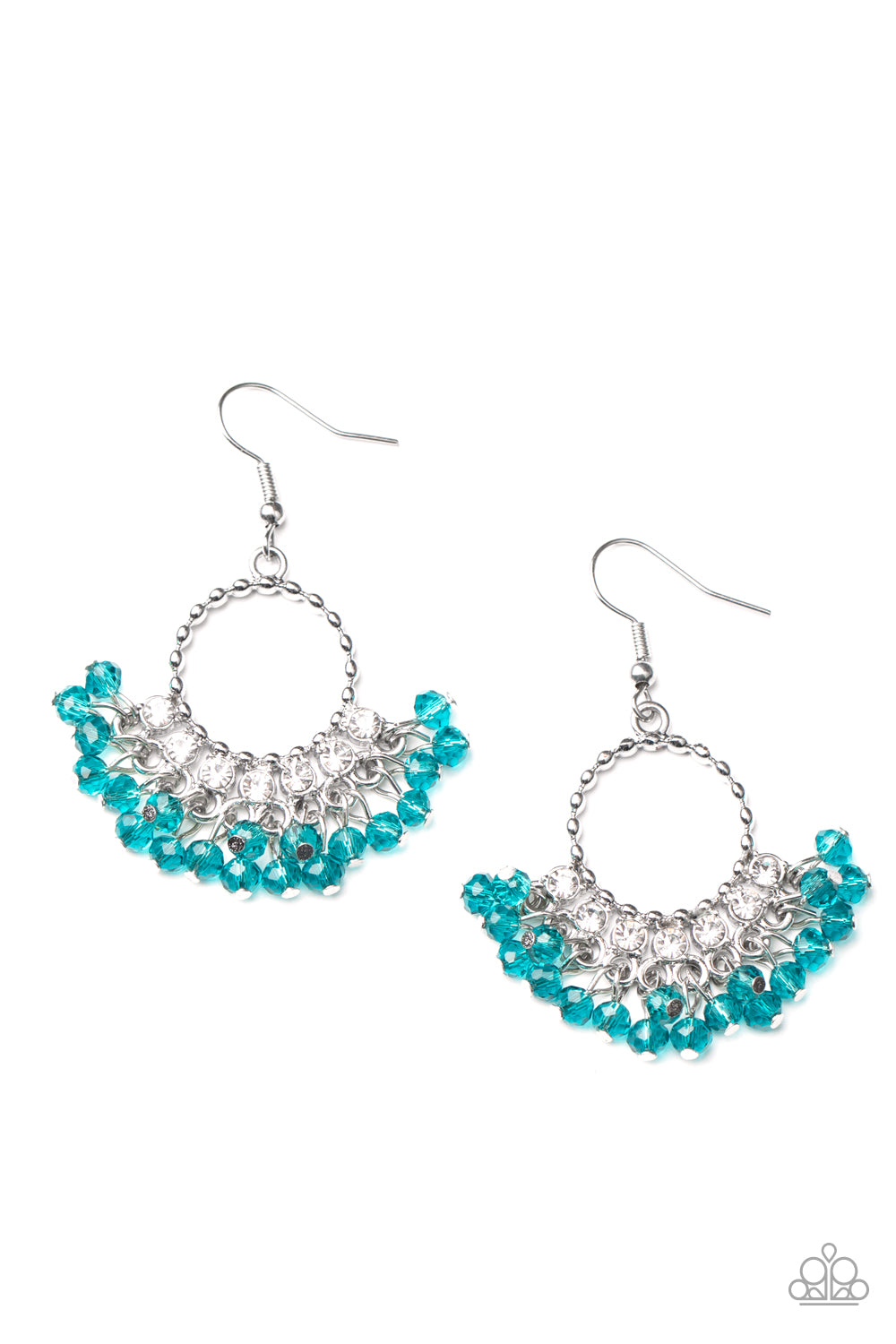 Charmingly Cabaret - blue - Paparazzi earrings