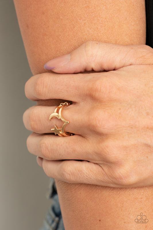 Charmingly Celestial - gold - Paparazzi ring