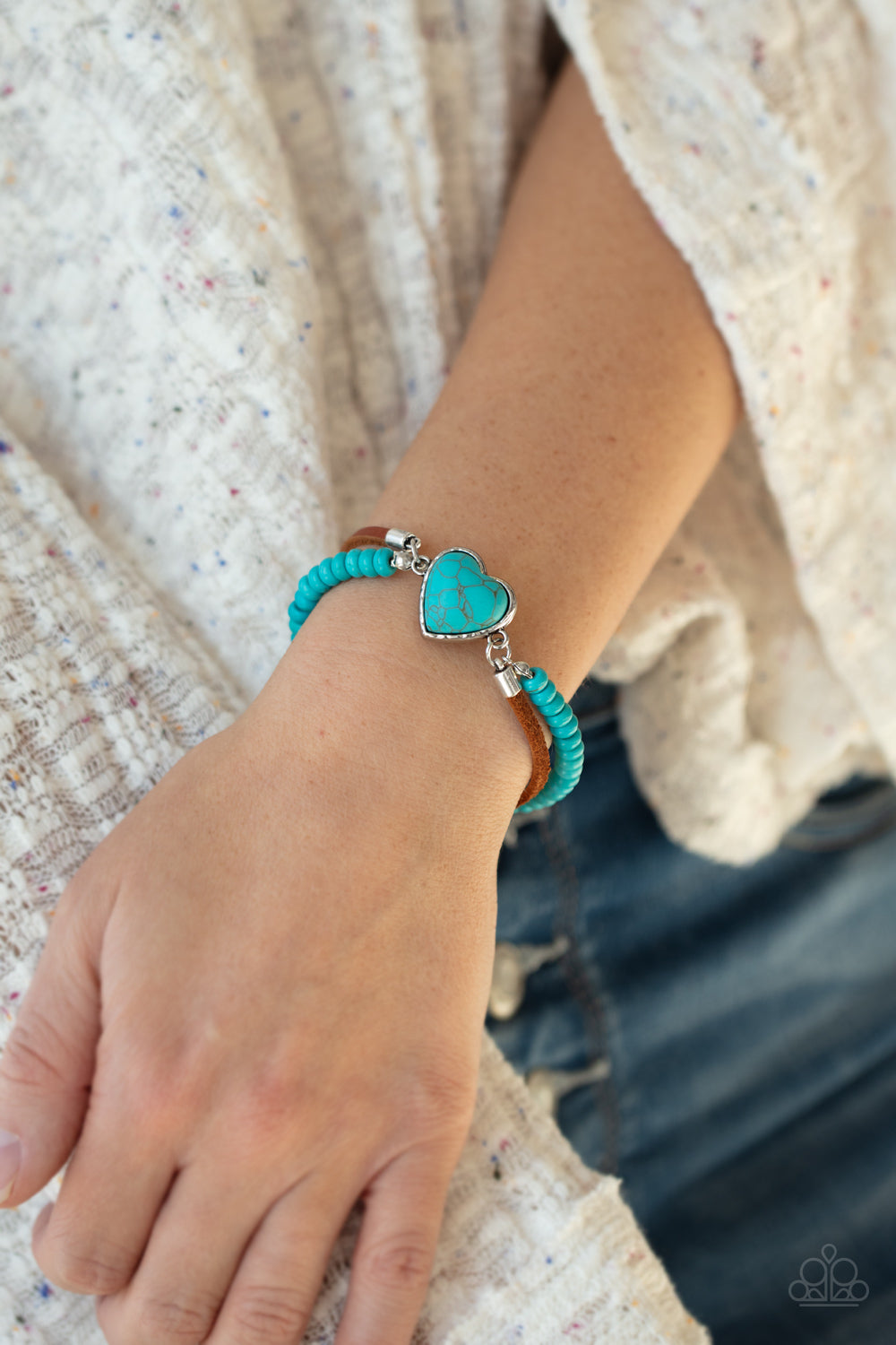 Charmingly Country - blue - Paparazzi bracelet