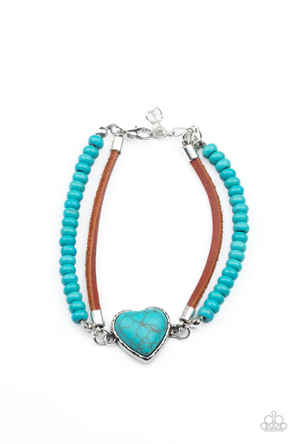 Charmingly Country - blue - Paparazzi bracelet