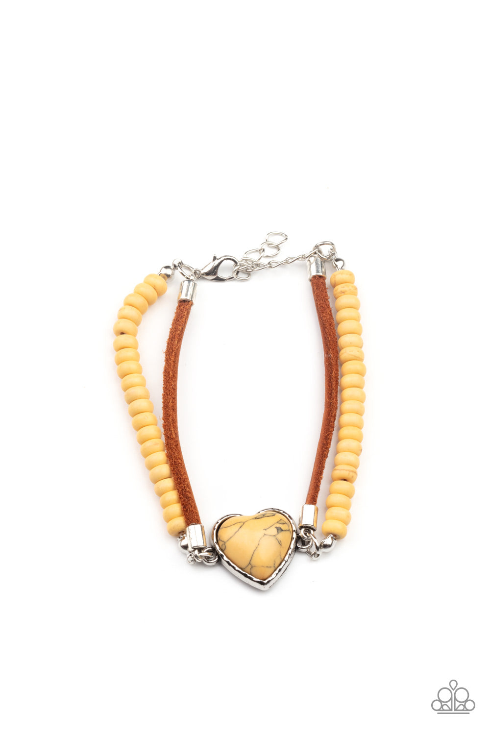 Charmingly Country - yellow - Paparazzi bracelet