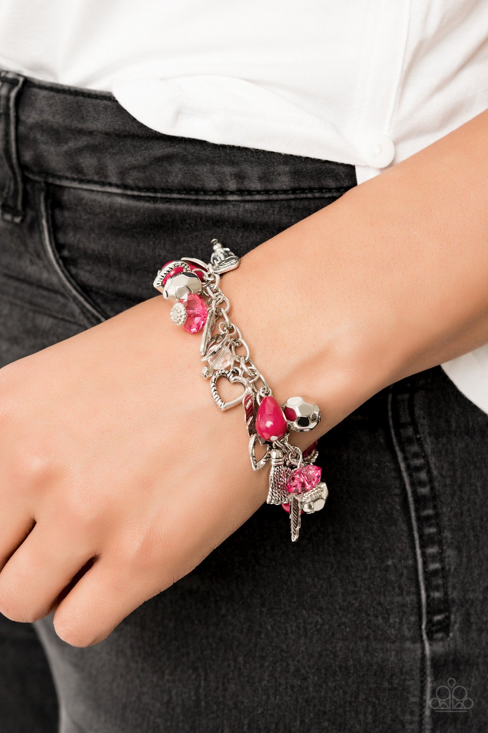 Charmingly Romantic - pink - Paparazzi bracelet