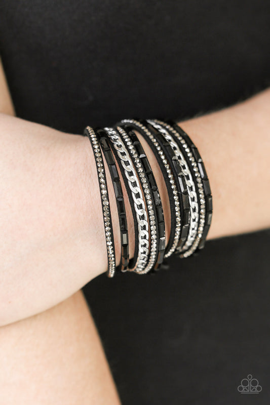 Cheaters Never Prosper - black - Paparazzi bracelet