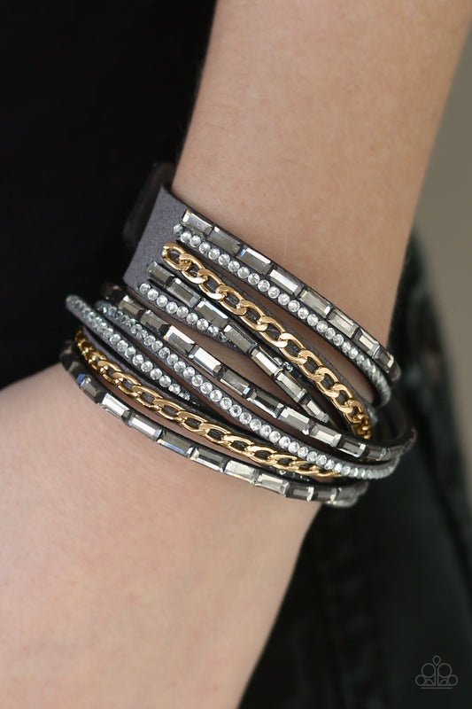 Cheaters Never Prosper - gold - Paparazzi bracelet