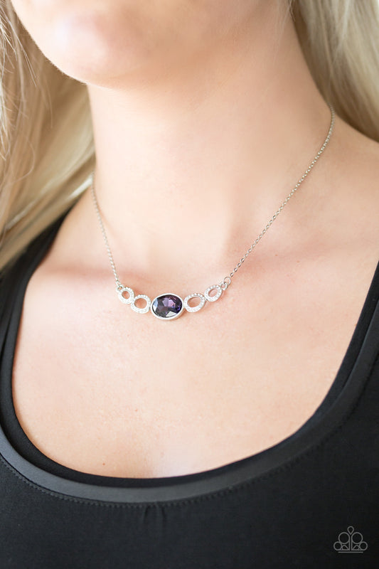 Cheers to Sparkle - purple - Paparazzi necklace