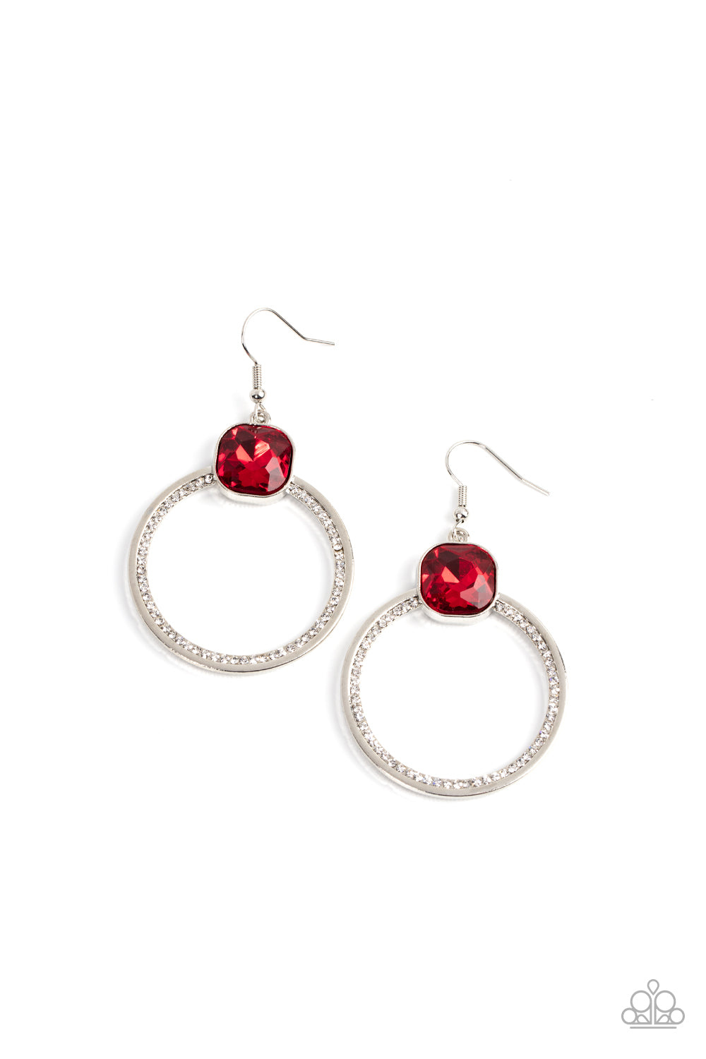 Cheers to Happily Ever After - red - Paparazzi earrings