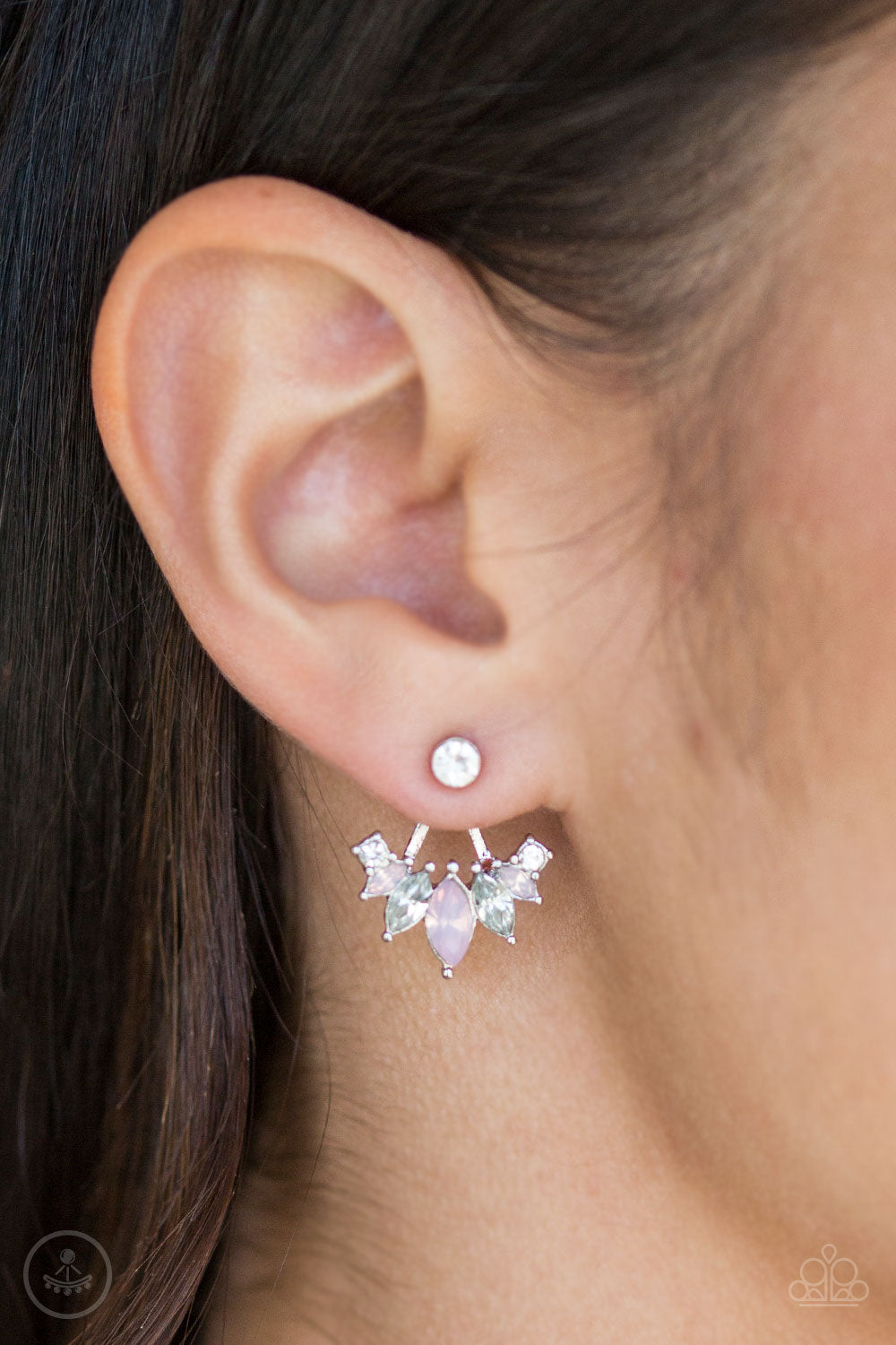 Chicest of them all - pink - Paparazzi earrings