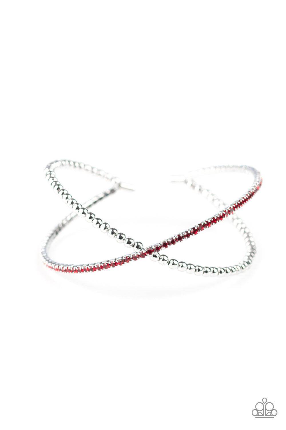 Chicly Crisscrossed - red - Paparazzi bracelet